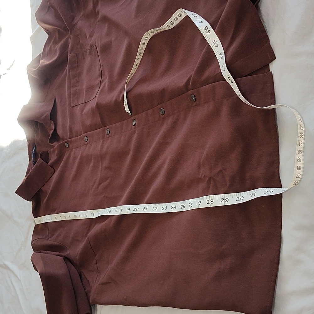 TravelSmith Blouse Long Sleeve Button Front Size 3X Vacation Packable Resortwear - Picture 9 of 10